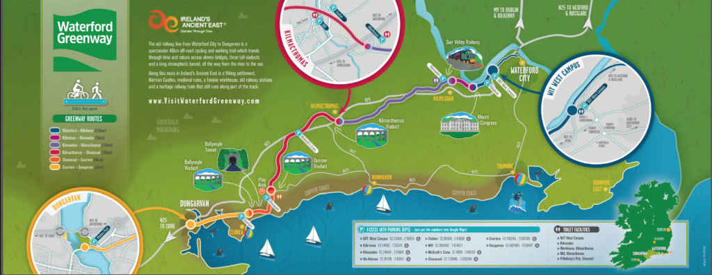 Waterford Greenway map